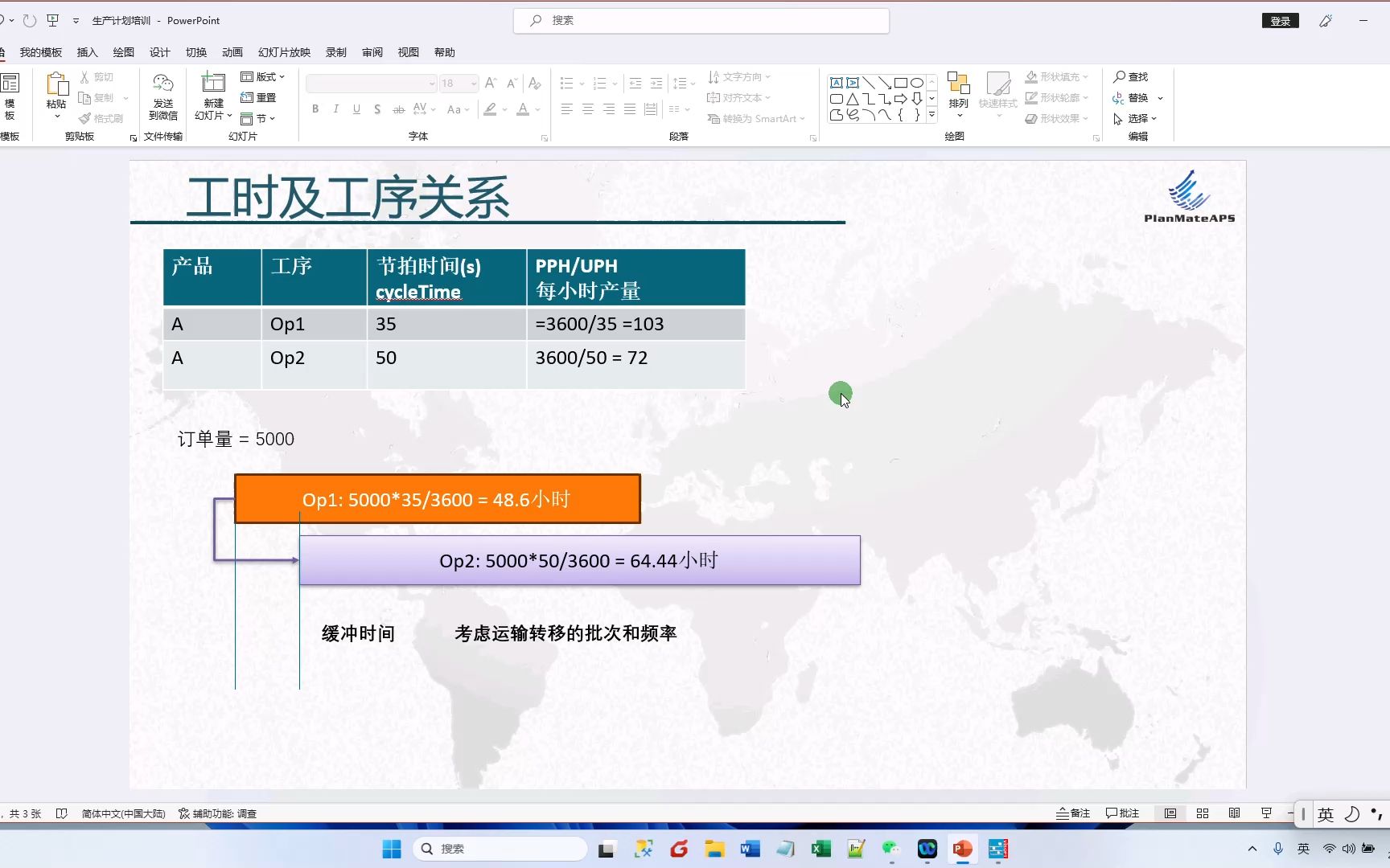 PMC 基础知识工序和工时及转移时间哔哩哔哩bilibili