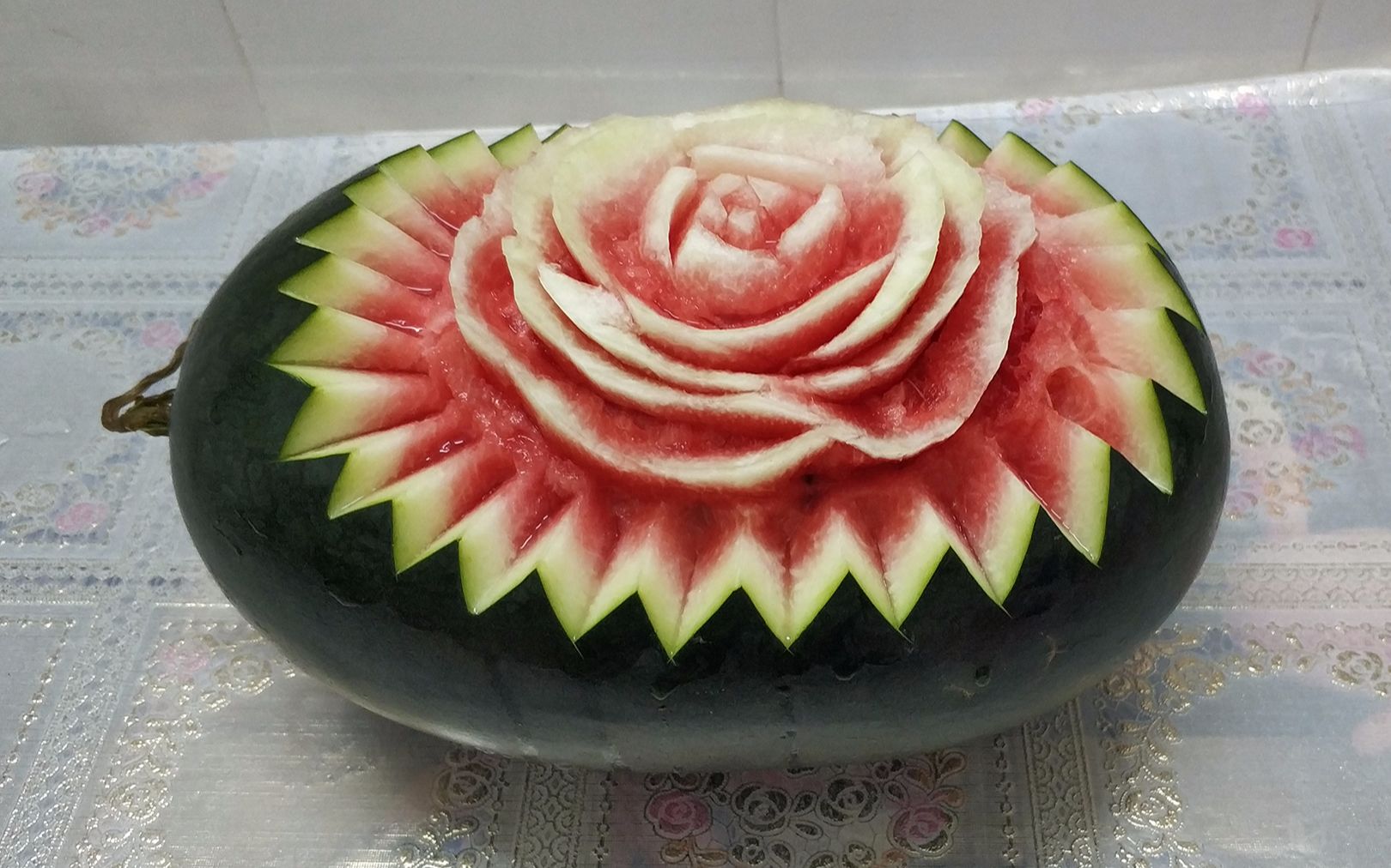 减肥不成功系列——西瓜雕花