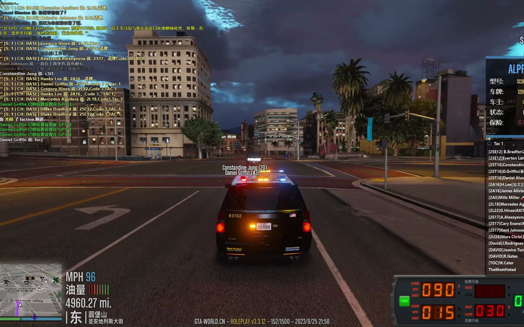 【GTA:World】我在百人同服的服务器中扮演LSPD