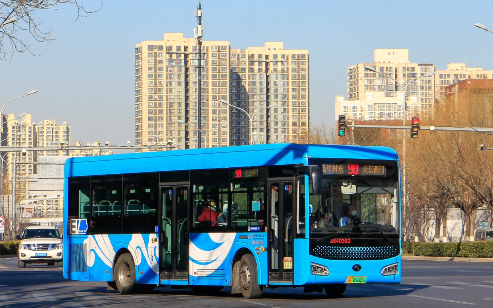 北京公交90路图片