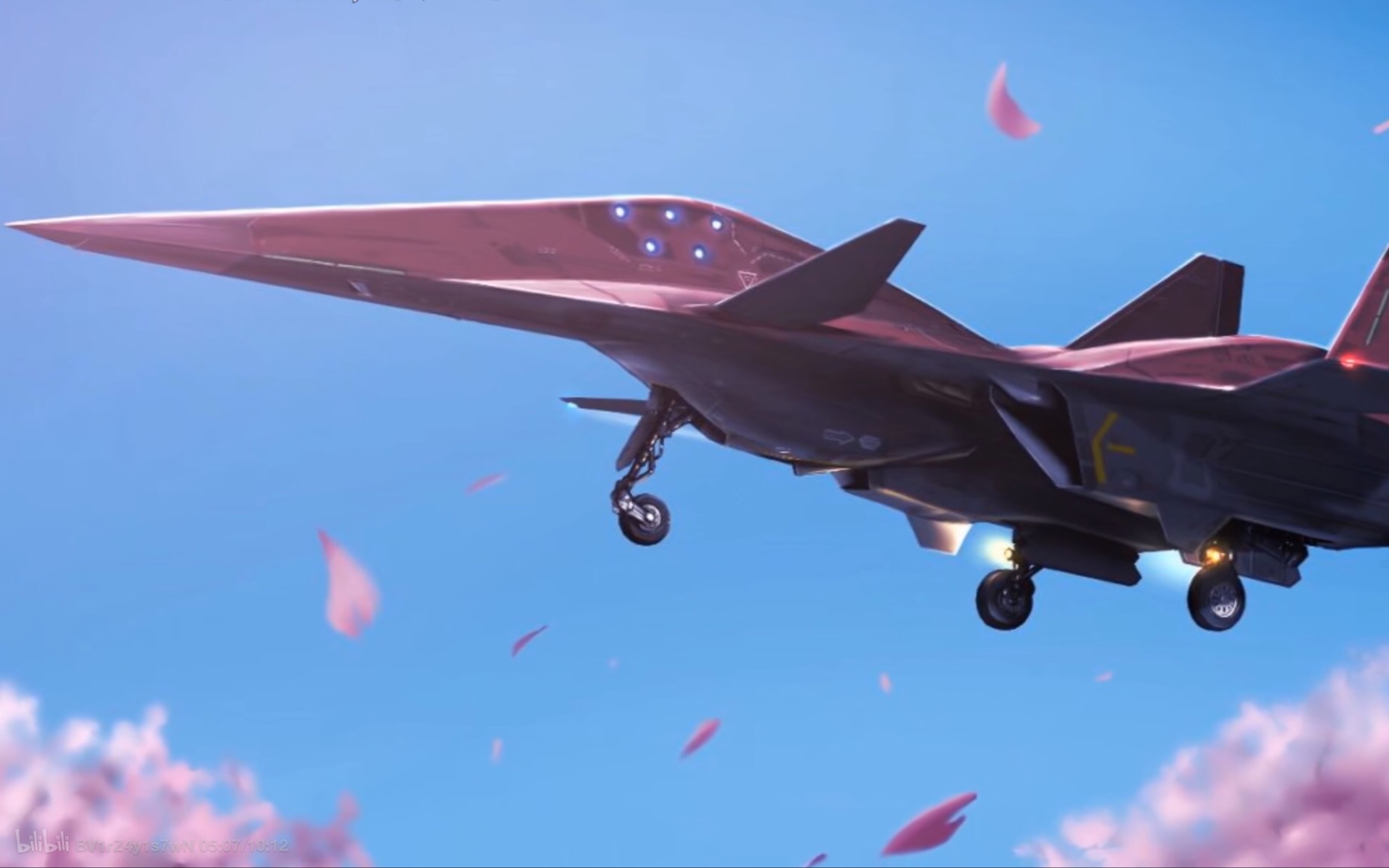 简单飞机x皇牌空战 adf-01 falken 发布(略带ac预告风)_哔哩哔哩 (゜