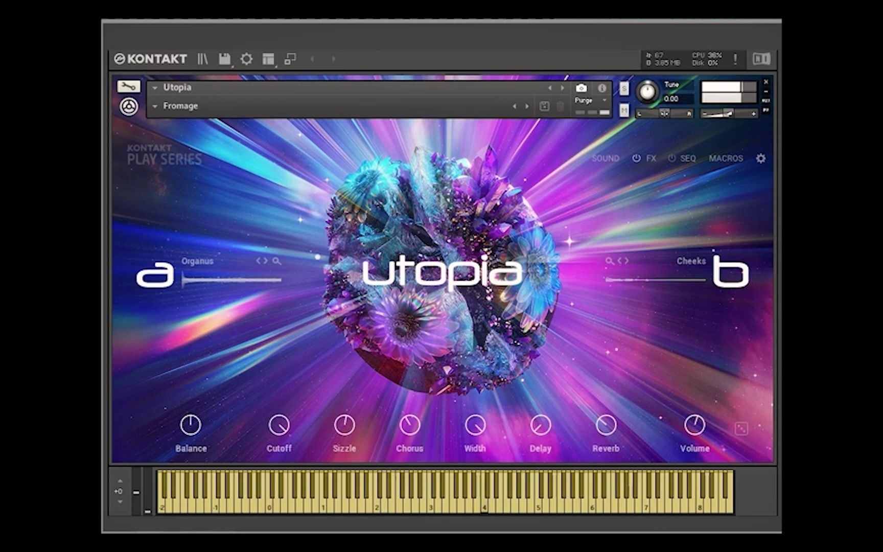 音源推荐:native instruments utopia kontakt play series