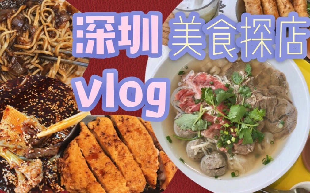 VLOG|深圳 我又要在增肥的路上一去不复返了! 蔡澜越南粉好味!排名第一的钵钵鸡!韩剧的炸酱面!台湾君悦排骨饭|喜茶|奈雪深圳美食打卡探店之旅!日...