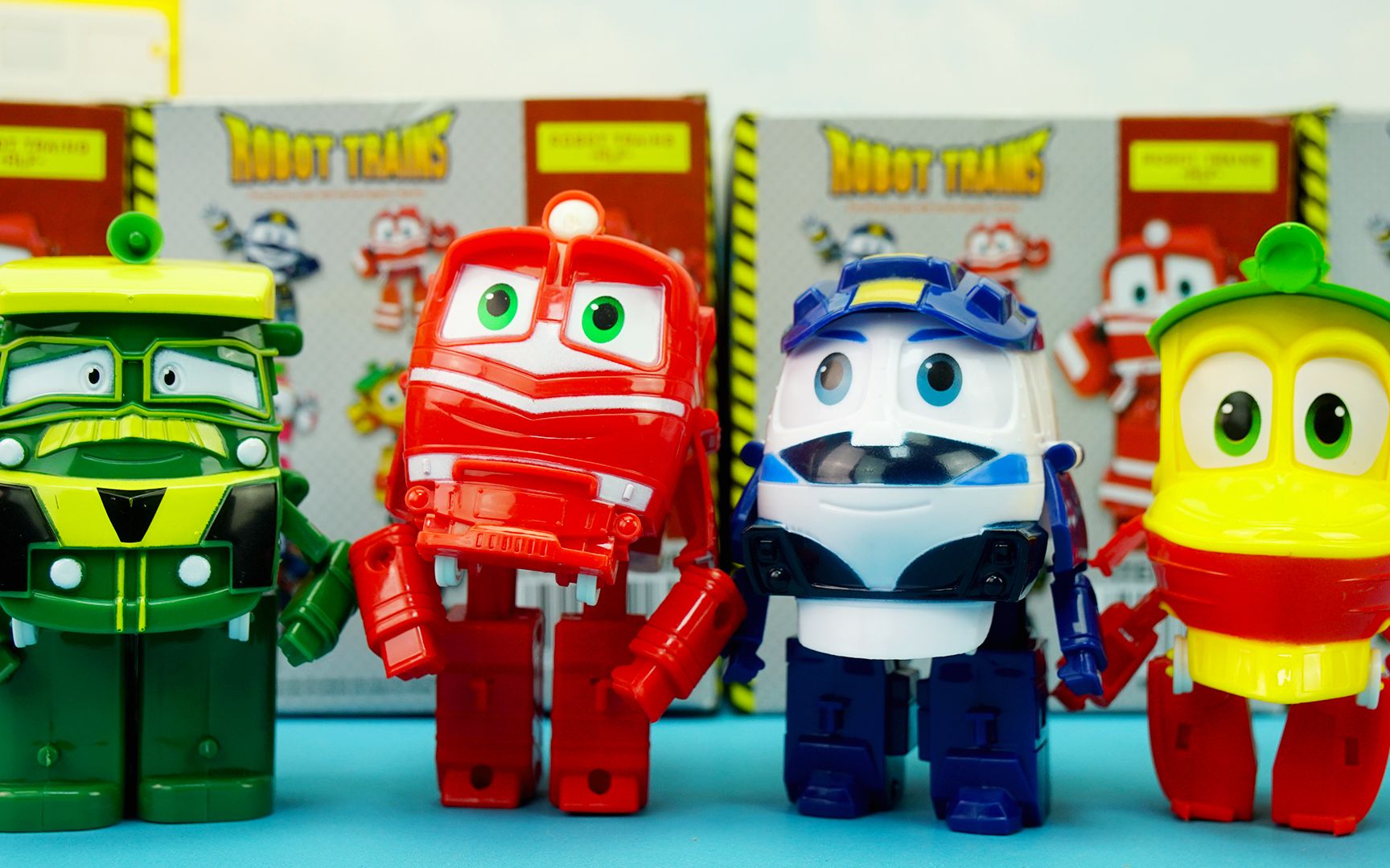 韩国变形玩具:6款动感火车侠变形套装