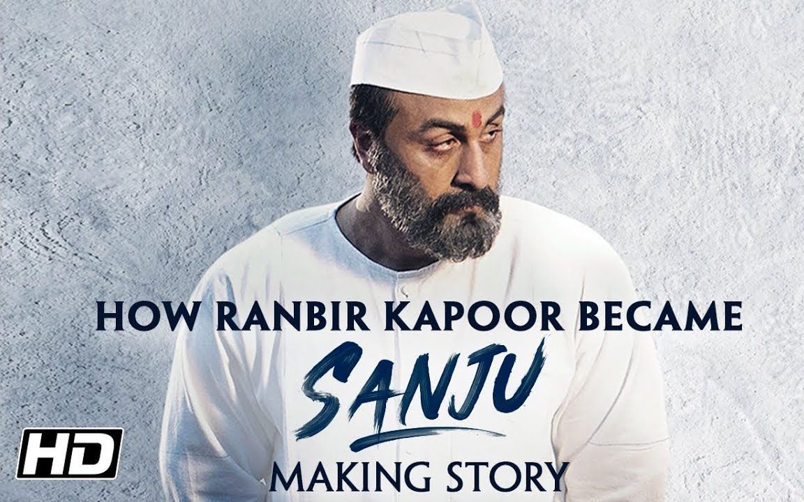 【中文字幕】ranbir kapoor变身sanjay dutt - 电影sanju幕后制作花絮