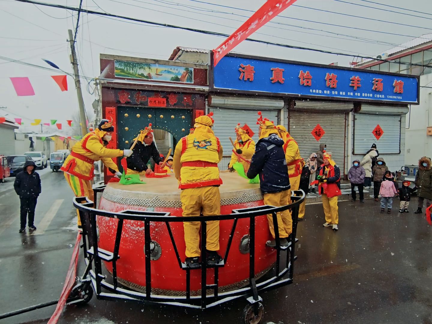 常山战鼓左建华图片