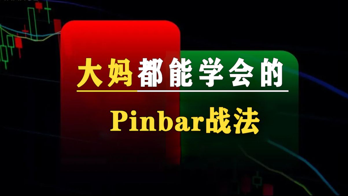 大妈都能学会的Pinbar战法哔哩哔哩bilibili