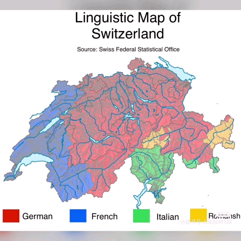 瑞士语言分布图哔哩哔哩bilibili