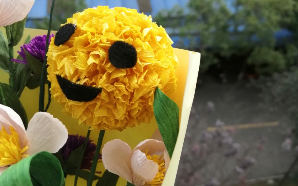 手工花 纸艺花 乒乓菊教程!