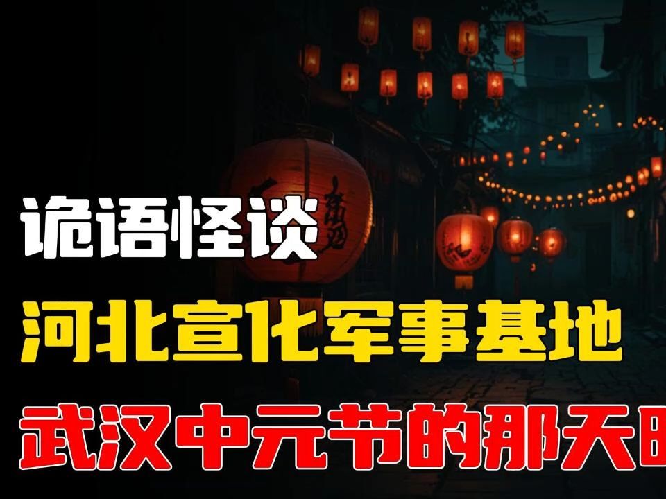 749局之河北宣化军事基地丨武汉中元节的那天晚上丨𐟑𛧝᥉惊悚灵异集新章𐟎‰胆小勿听哔哩哔哩bilibili