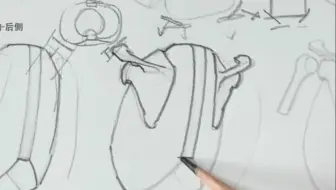 这就是你一直画不对的肩胛骨！解锁胸腔后侧画法～