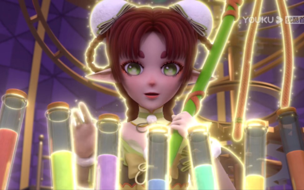 星卡梦少女1花语笔记:桃子,欧阳雪和严诺一分头行动打机关,想找到回去