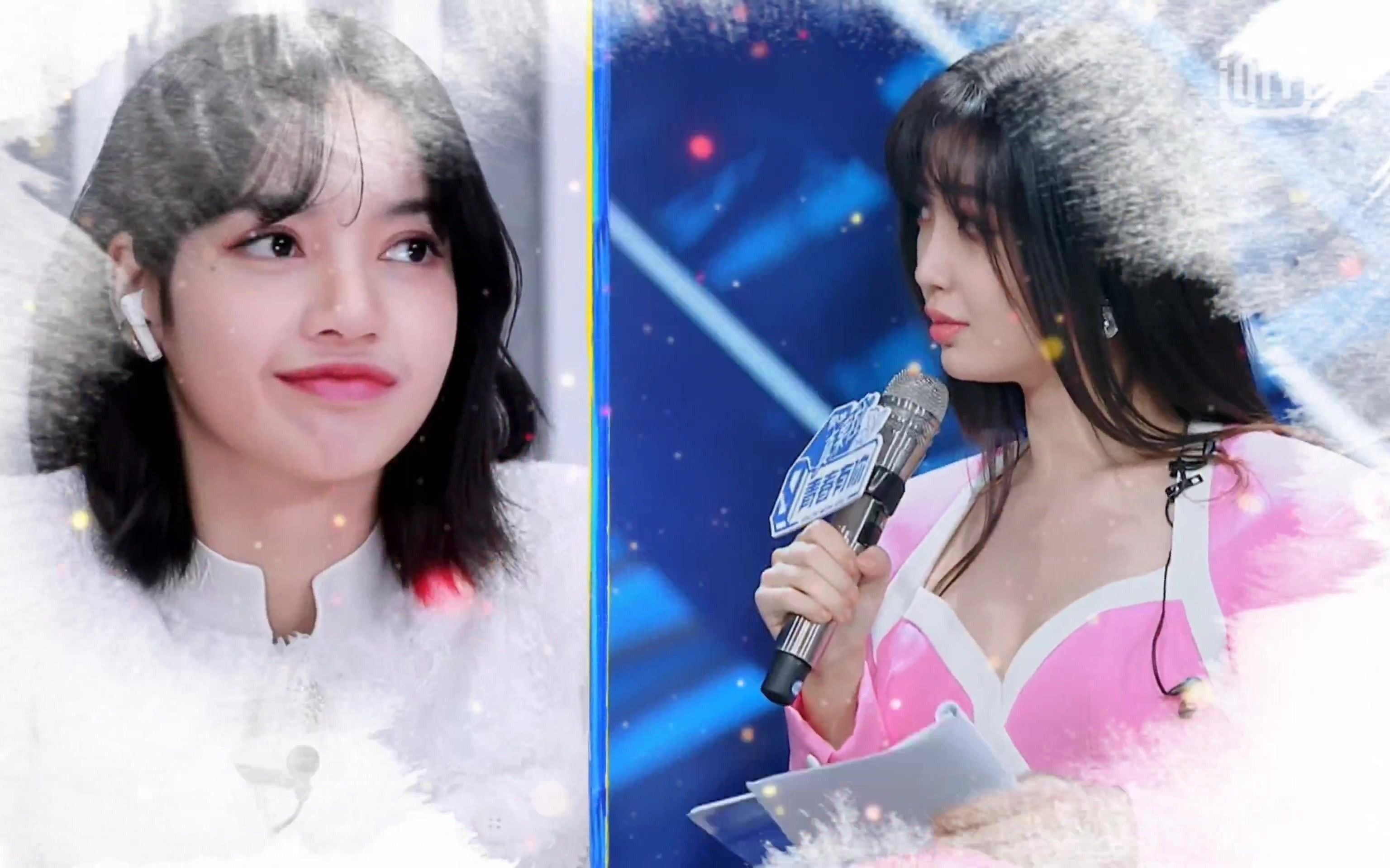 【blackpink】20210306 lisa和虞书欣之间的互动,太有趣了,太有爱了