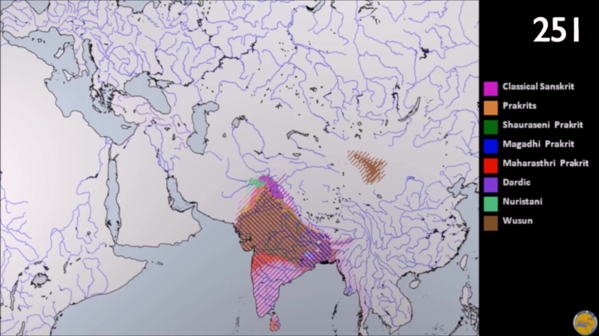 【历史地图】 印度雅利安语族的疆域历史变化图哔哩哔哩bilibili