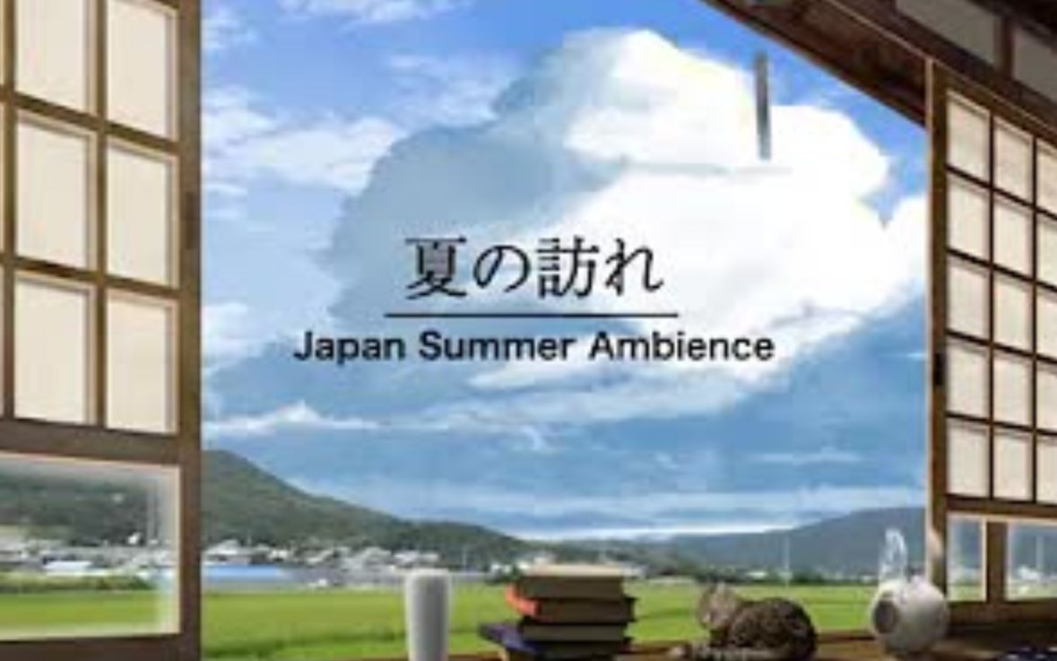 [图][環境音]初夏。誰もいない故郷の見える縁側で。3時間風鈴の音,街の音,ミンミンゼミの声作業用BGM,睡眠用BGM@Sound Forest