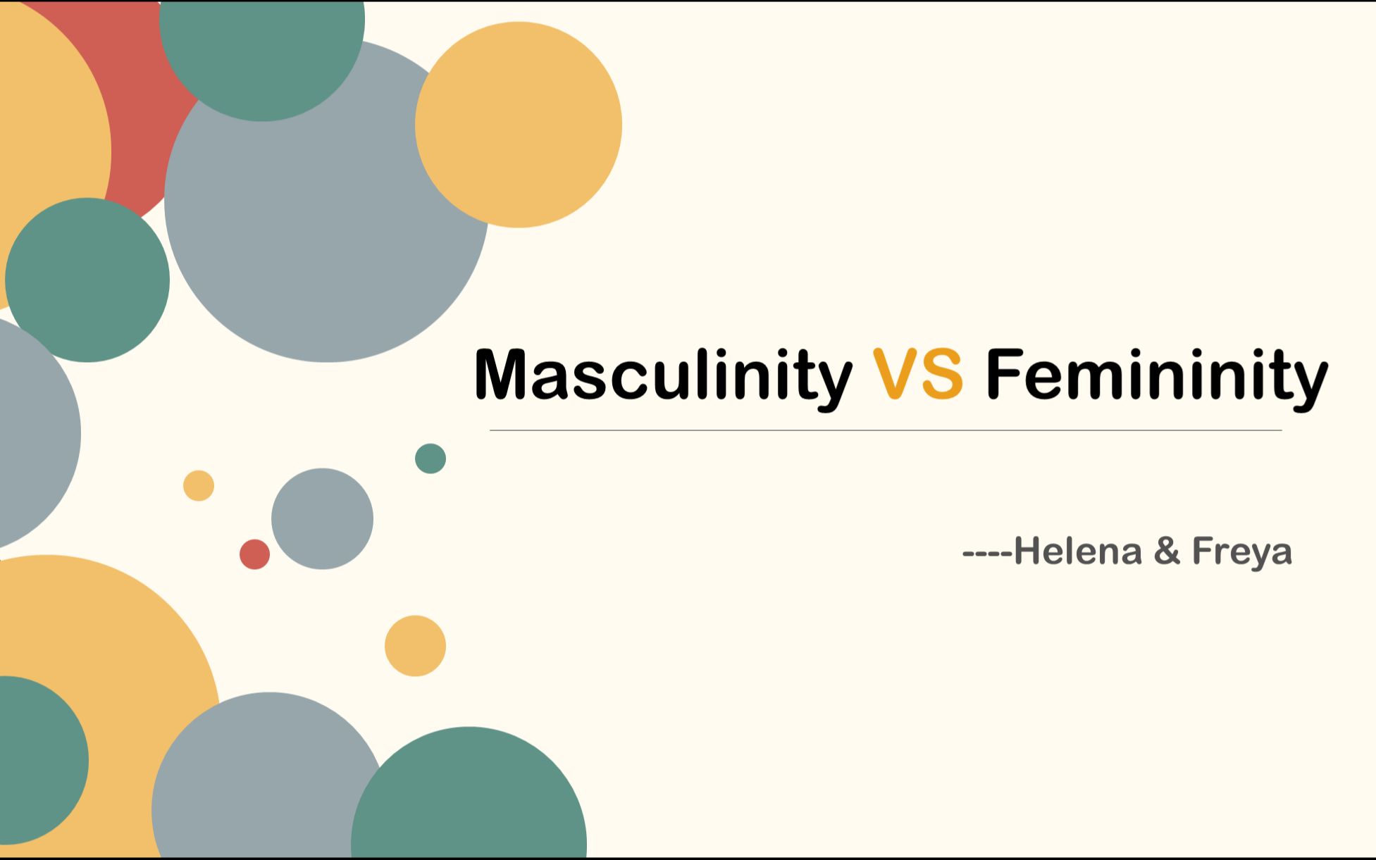 Masculinity VS Feminity哔哩哔哩bilibili