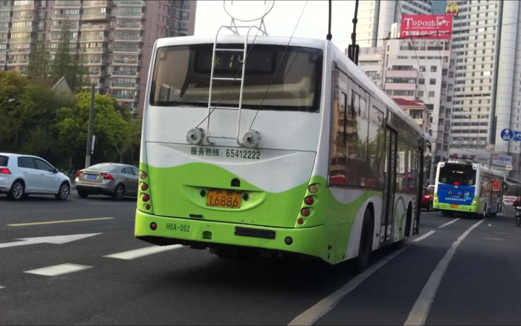 上海公交怀旧视频 14路暴力摔门的h0a-052 pov