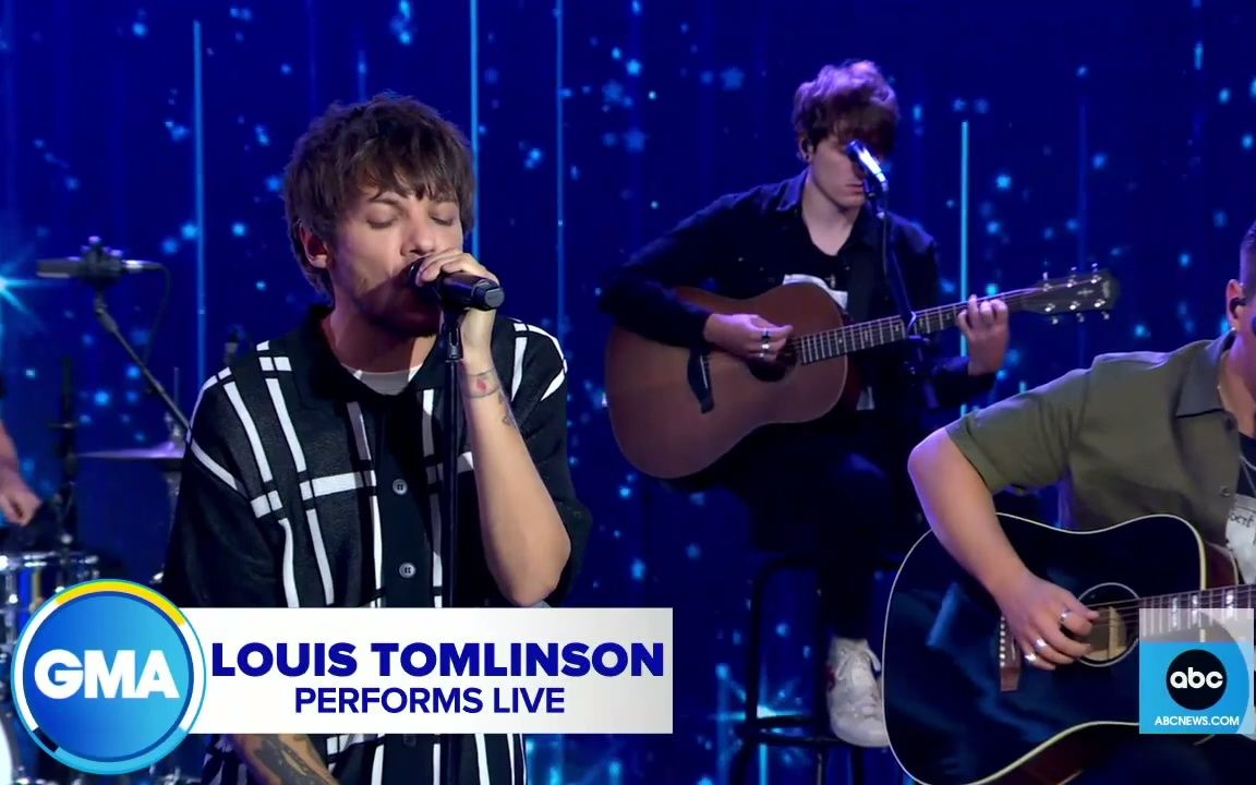 [图]【2022新单曲】Louis Tomlinson - Bigger Than Me (Live 2022.09.15 GMA)