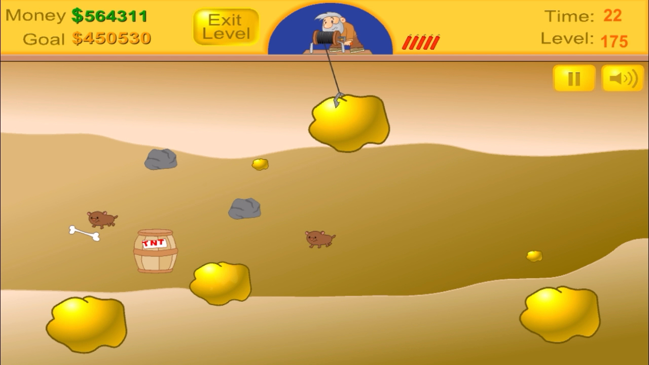 【黄金矿工171-175】积少成多