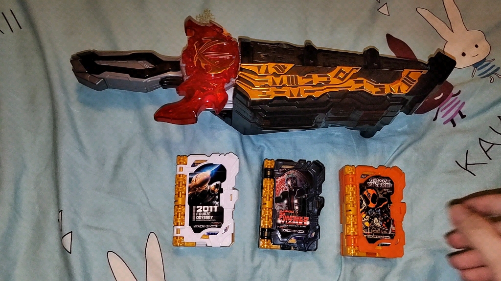 万代dx假面骑士圣刃驱动器变身腰带试玩第三弹