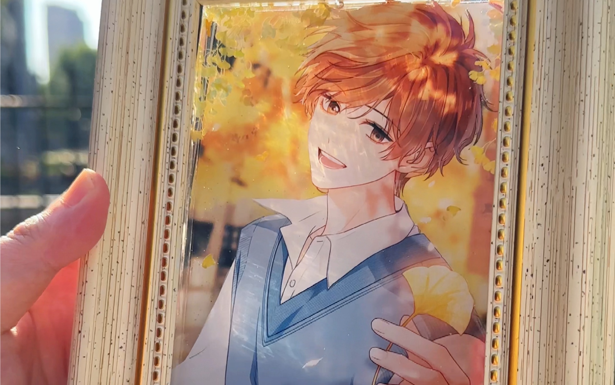 自制双层发光流沙相片 可爱过敏原乐知时篇