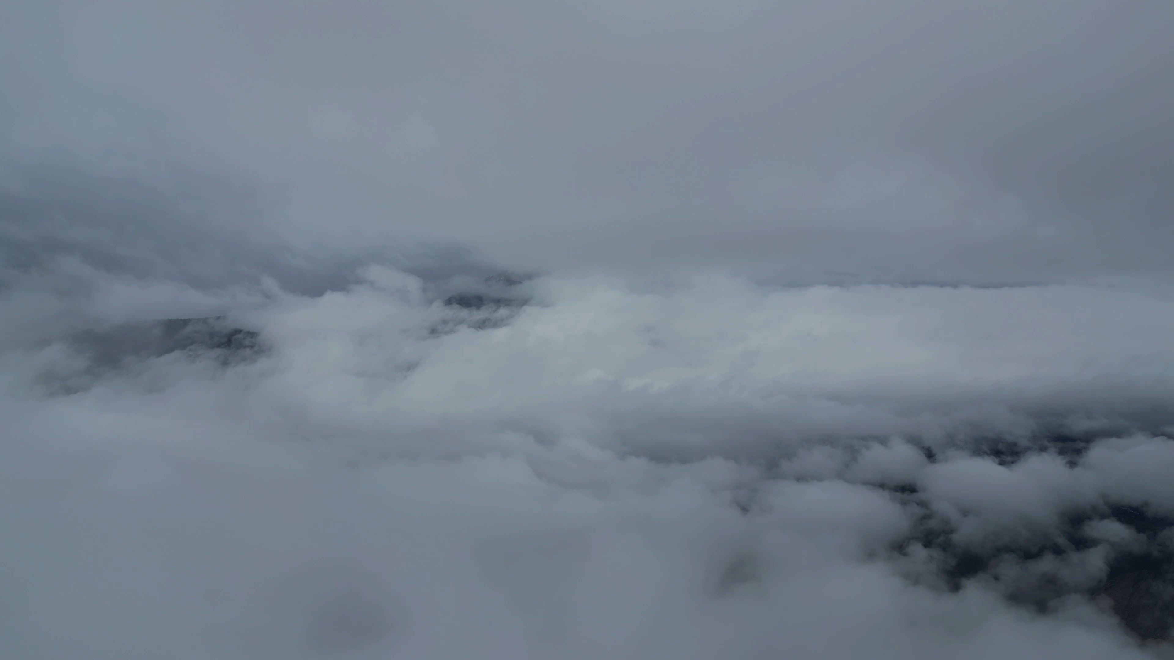 [图]梅里云海，没有雪山