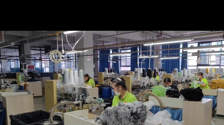 安徽尧舜智能袜业缝头车间工作现场#尧舜袜业集团#怡翔#袜子#定制袜子