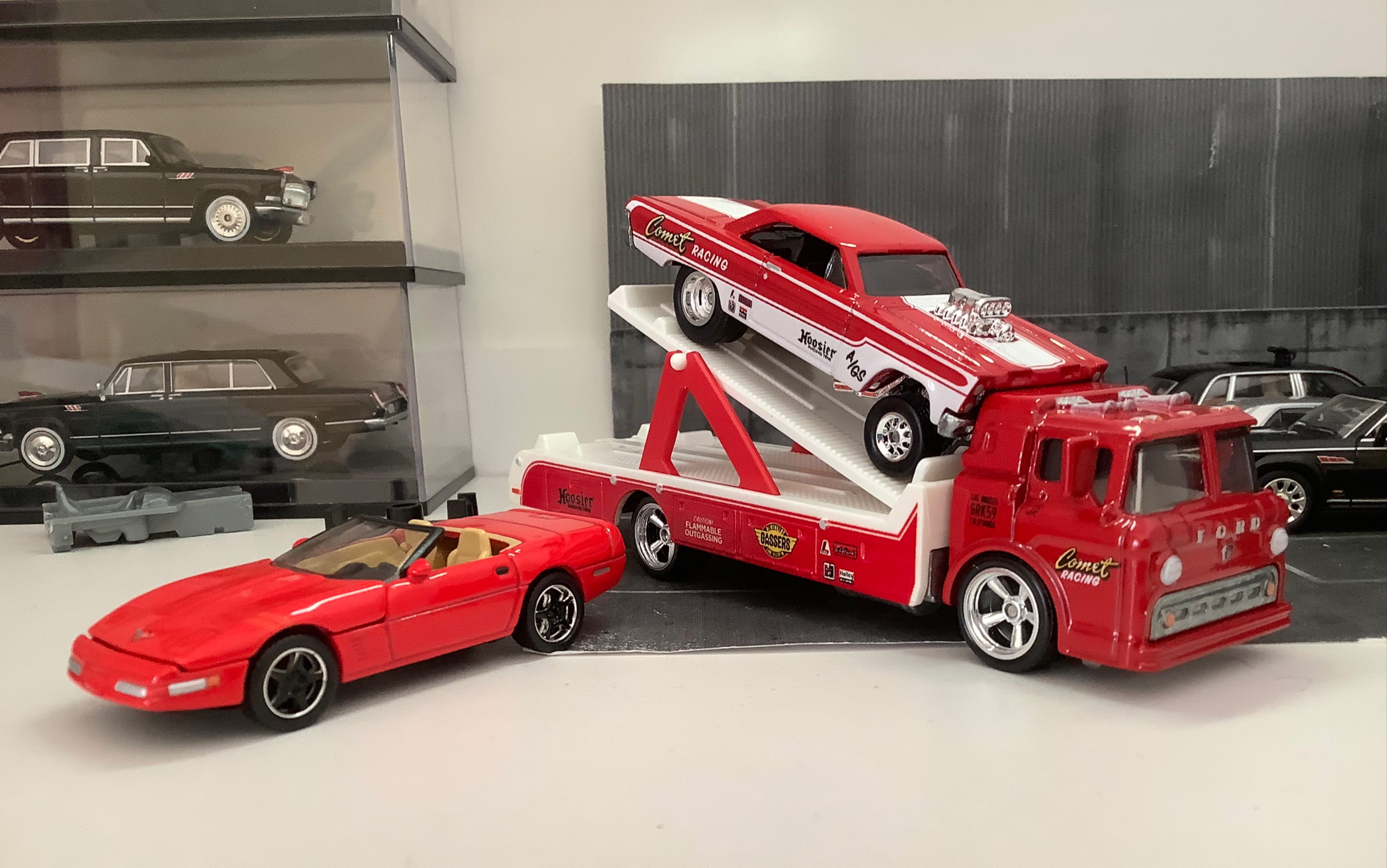 风火轮福特水星运输车队展示_哔哩哔哩_bilibili