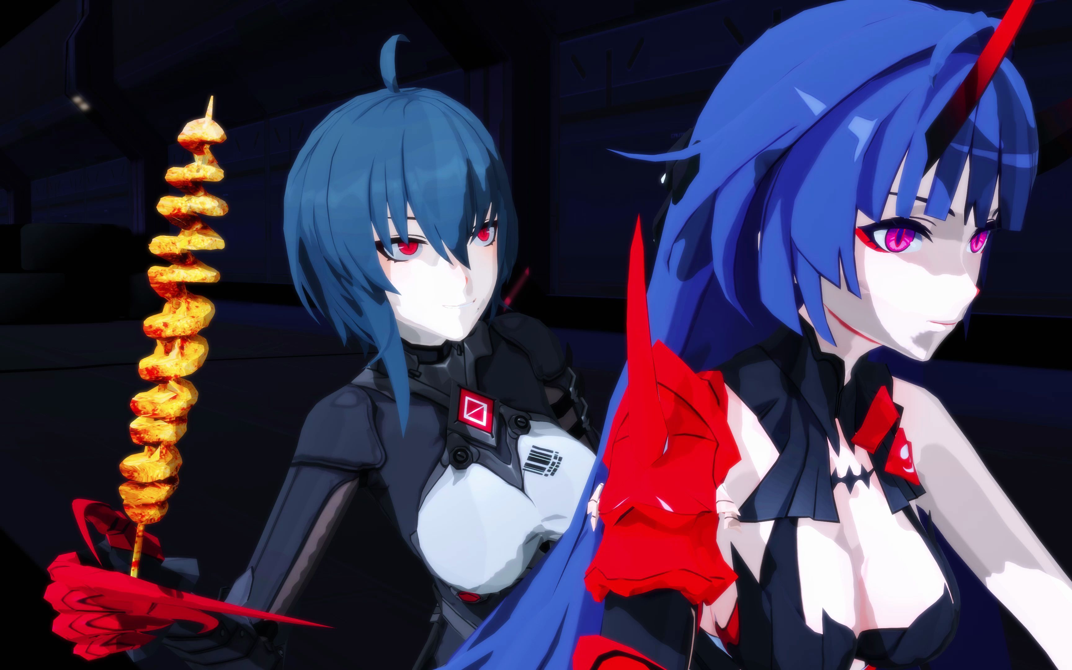 [崩坏三mmd]芽衣在世界蛇_哔哩哔哩_bilibili