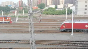 T246次列车的本务机车HXD1D0010武局南段通过