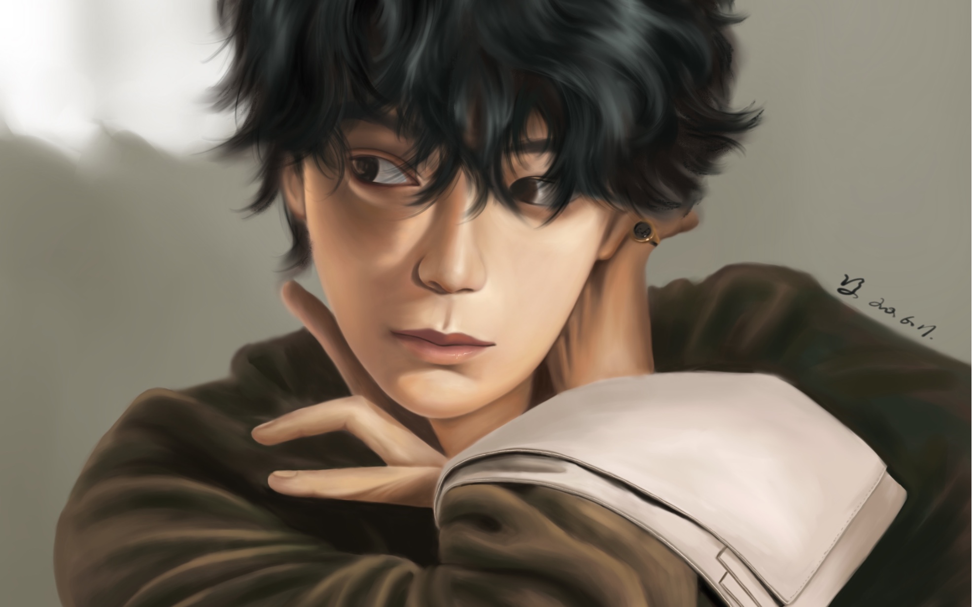 【procreate】画〔丁禹兮〕照片_哔哩哔哩_bilibili