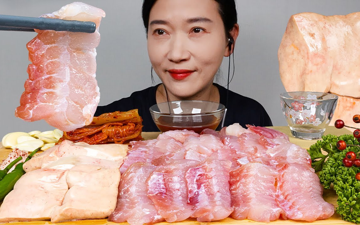 【najin】洪鱼脍 吃播咀嚼音_哔哩哔哩_bilibili