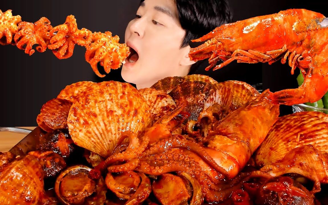 韩国【chihun】吃播 麻辣海鲜