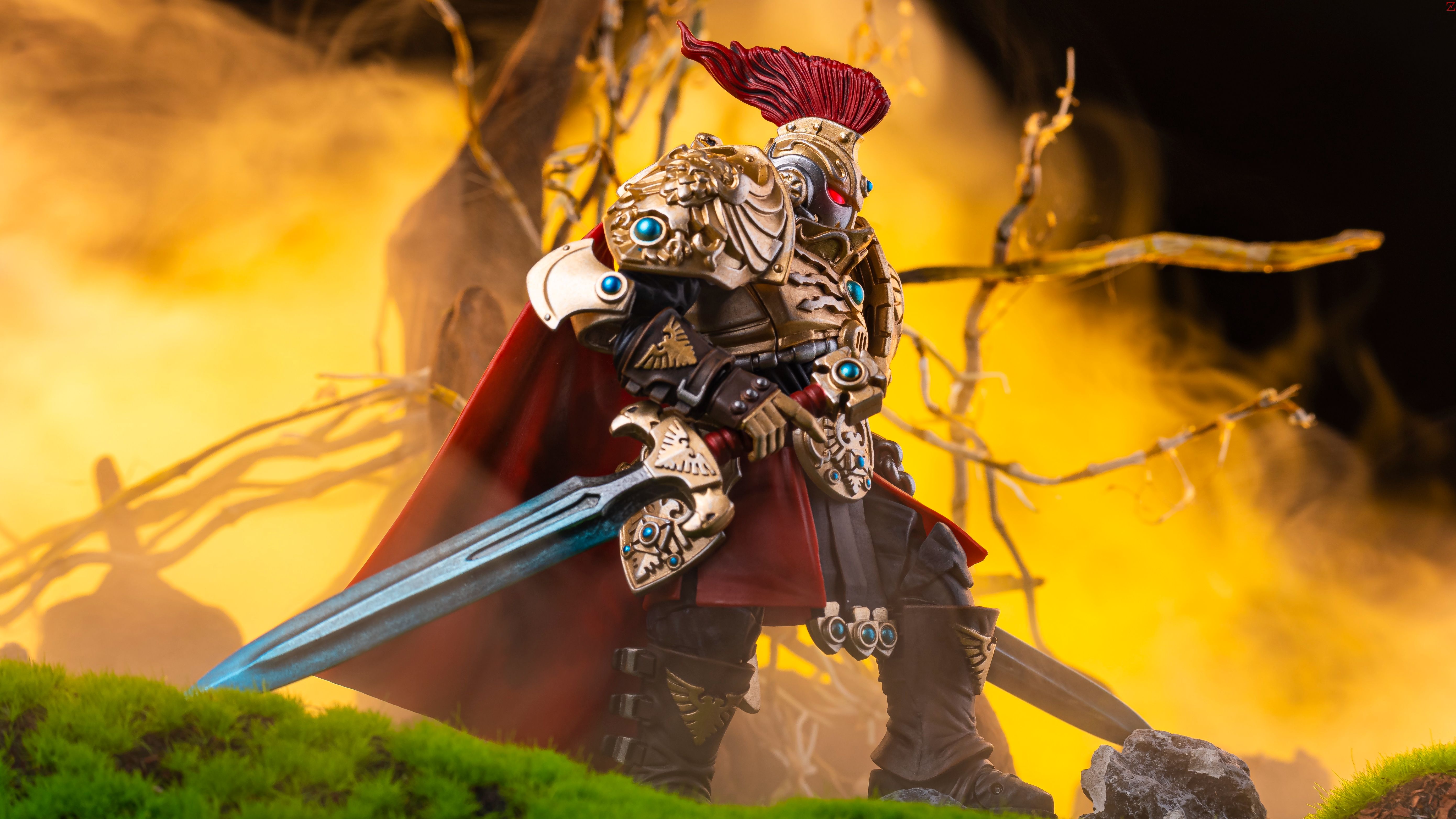 『近摄赏胶』极限战士 帝皇禁军 利刃勇士 战锤40k 暗源 joytoy