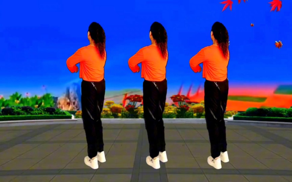 背面演示dj广场舞《战马》火爆流行,动感时尚简单易学