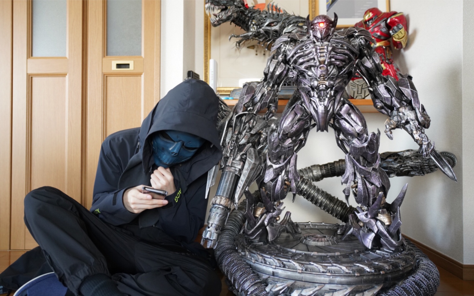 变形金刚3暗黑之月震荡波prime1studio雕像