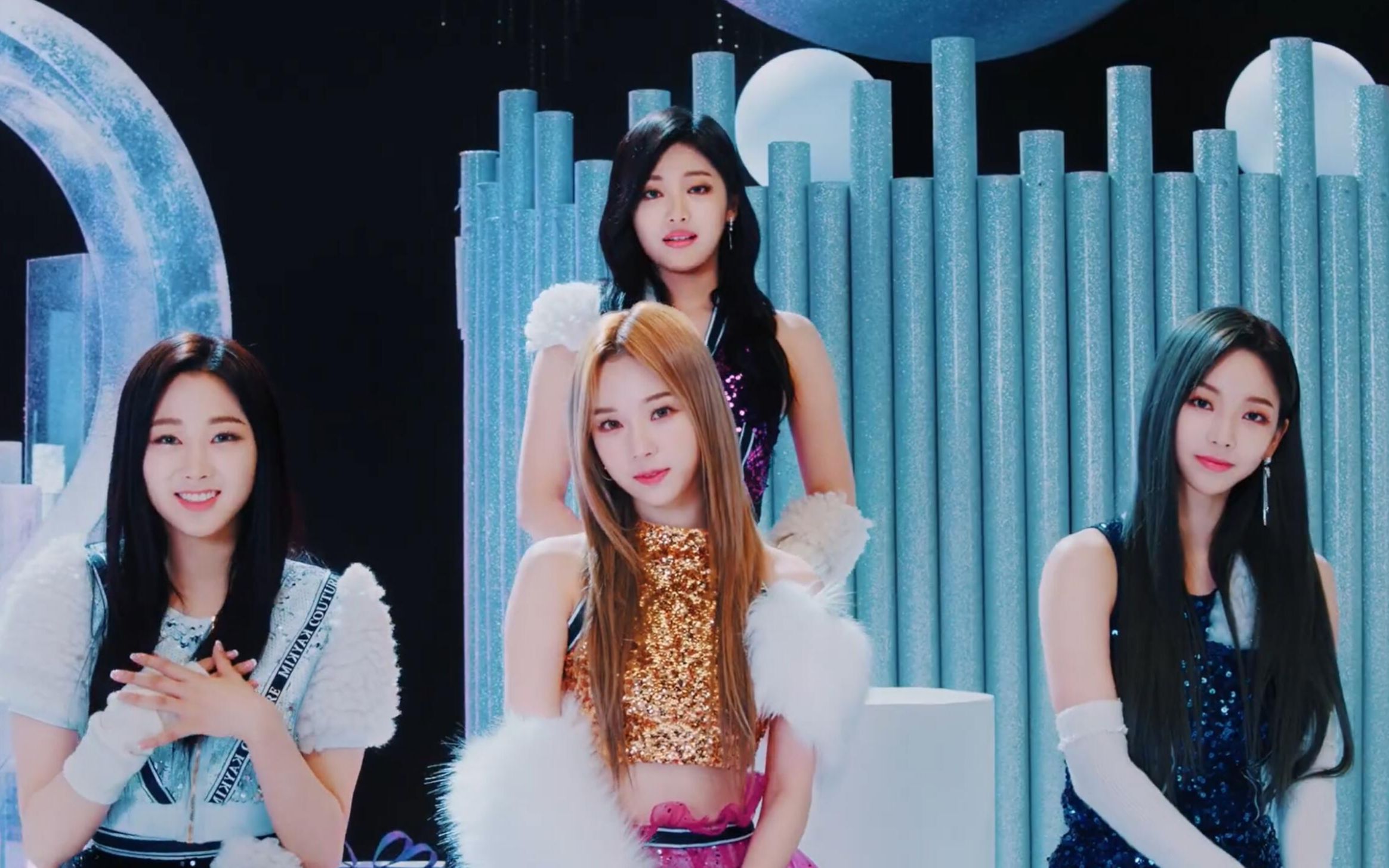 中字aespaforever翻唱俞永镇抒情老歌mv中韩字幕