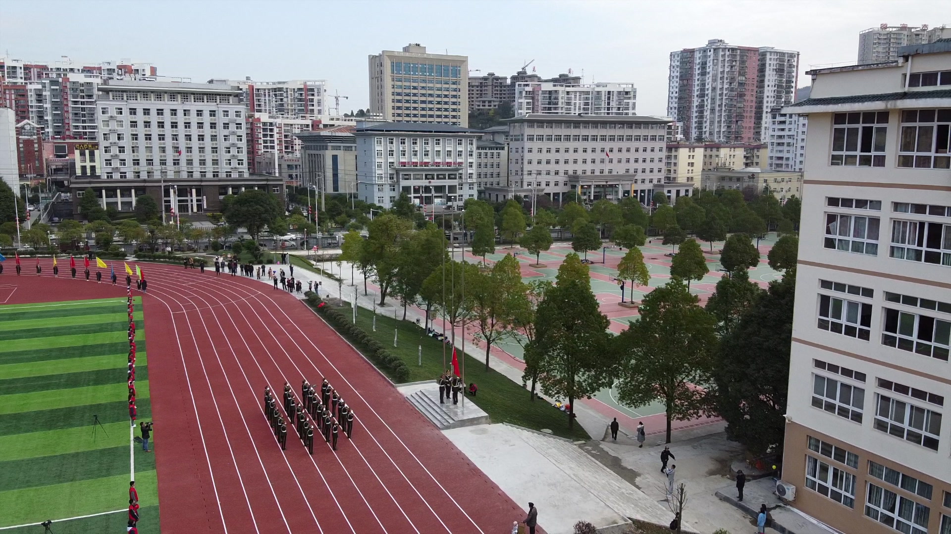 咸丰一中2019年秋季运动会开幕式剪影