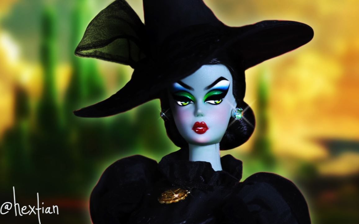 【娃改】河鲜→芭比改《魔法坏女巫》艾芙芭elphaba~【搬运 1080p】