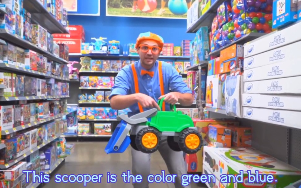 blippi英语启蒙toystore知道你喜欢的玩具怎么用英语说吗