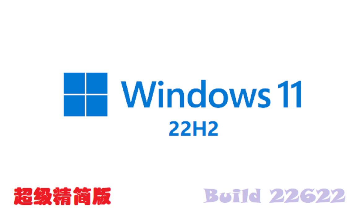 占用仅有10GB! Windows11 22H2 Build 22622.436精简版,集成dx9和常用运行库!哔哩哔哩bilibili