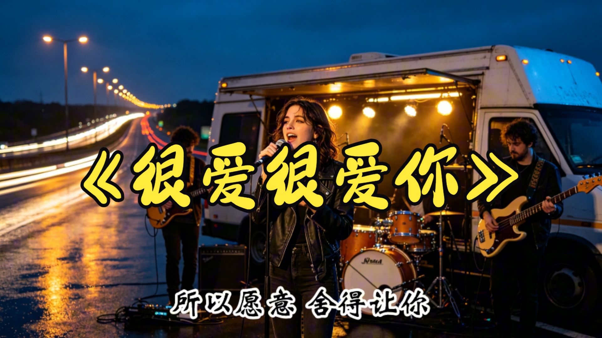 【AI翻唱】很爱很爱你（公路轻摇滚版）- 如果放手是最后的温柔