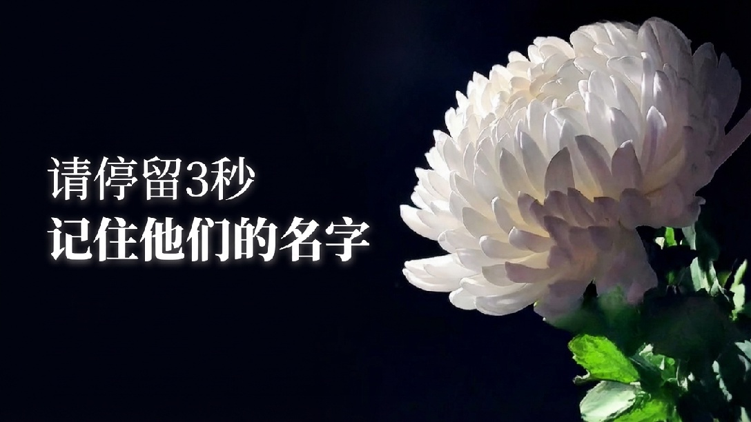 请停留3秒，记住他们的名字，为湖南6名坠崖牺牲的消防员献一朵花