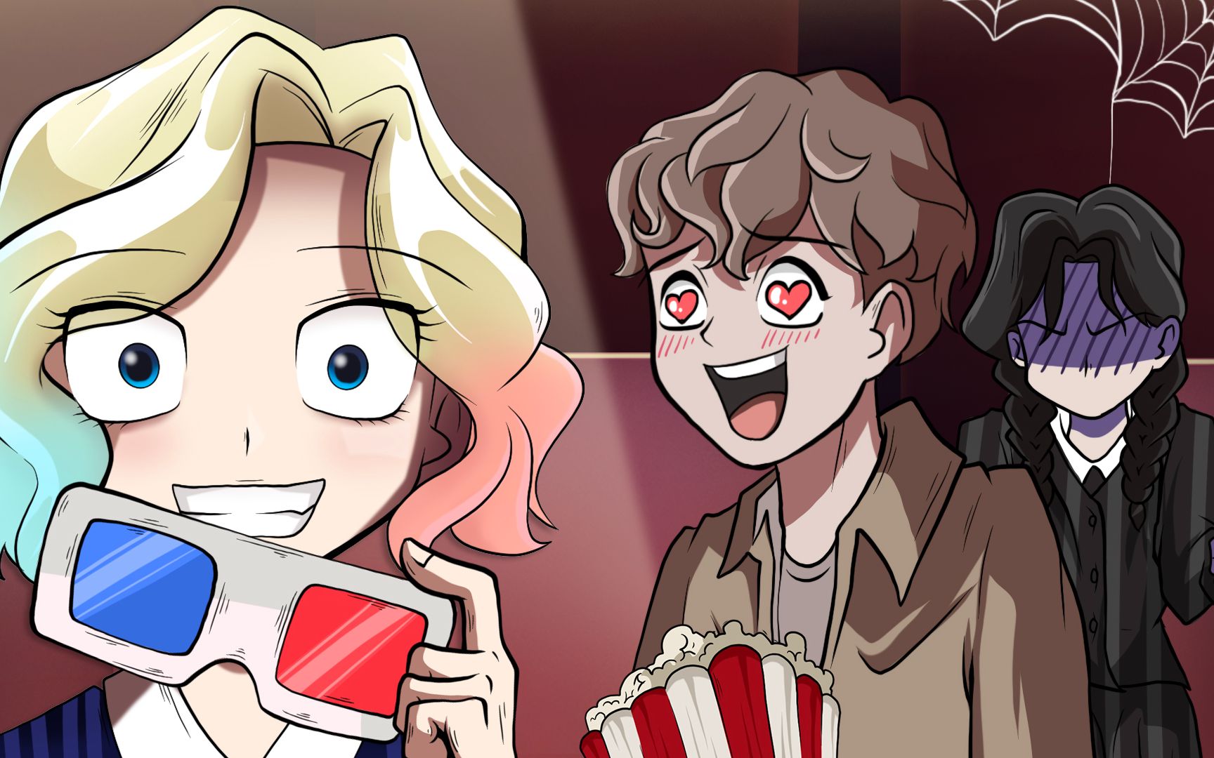 【星期三动画】星期三与依妮外出的日常