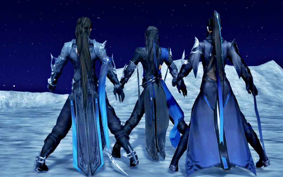 剑三mmdarrow唐家堡天团唐门全家福