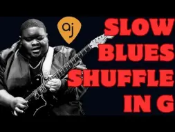 Download Video: SLOW BLUES SHUFFLE 即兴伴奏 in G ｜ Guitar Backing Track (77 BPM)