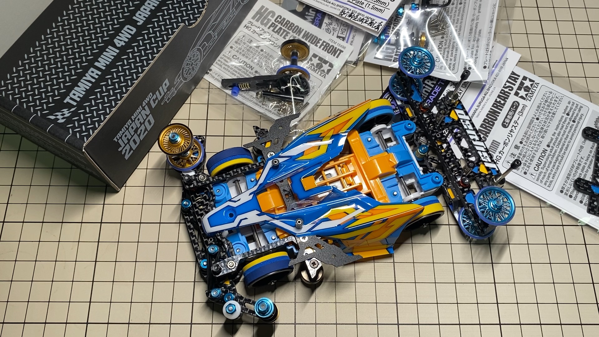 属于夏天的颜色～田宫迷你四驱车整车代工_哔哩哔哩_bilibili