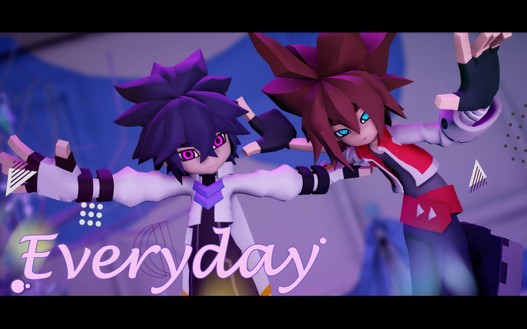 【凹凸世界MMD/安雷向/车车生贺】可爱安雷让你开心每一天!♢Everyday♢哔哩哔哩bilibili