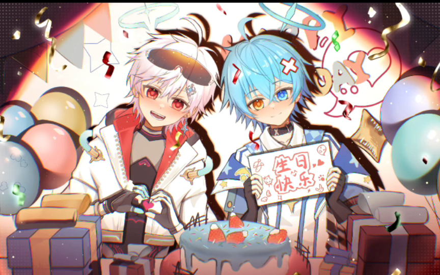 【绘画过程】小男孩祝你生日快乐~哔哩哔哩bilibili