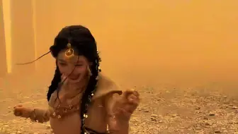 敦煌遭遇强沙尘暴